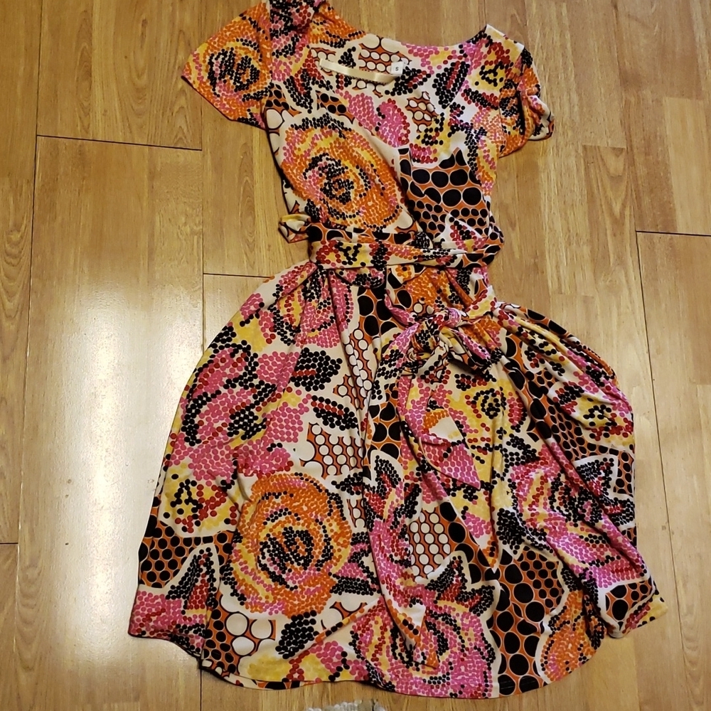 Uncle Frank mod polka dot dress sz small